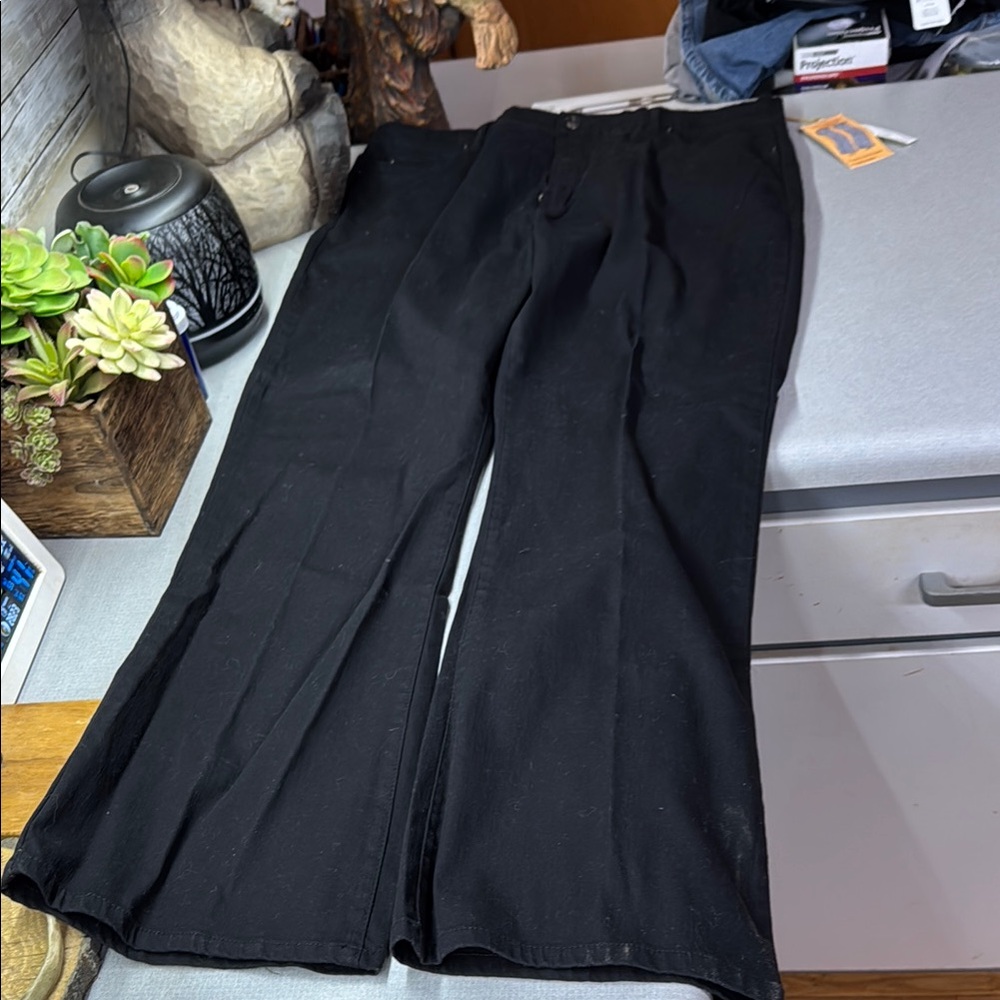 Wide Leg Black Pants